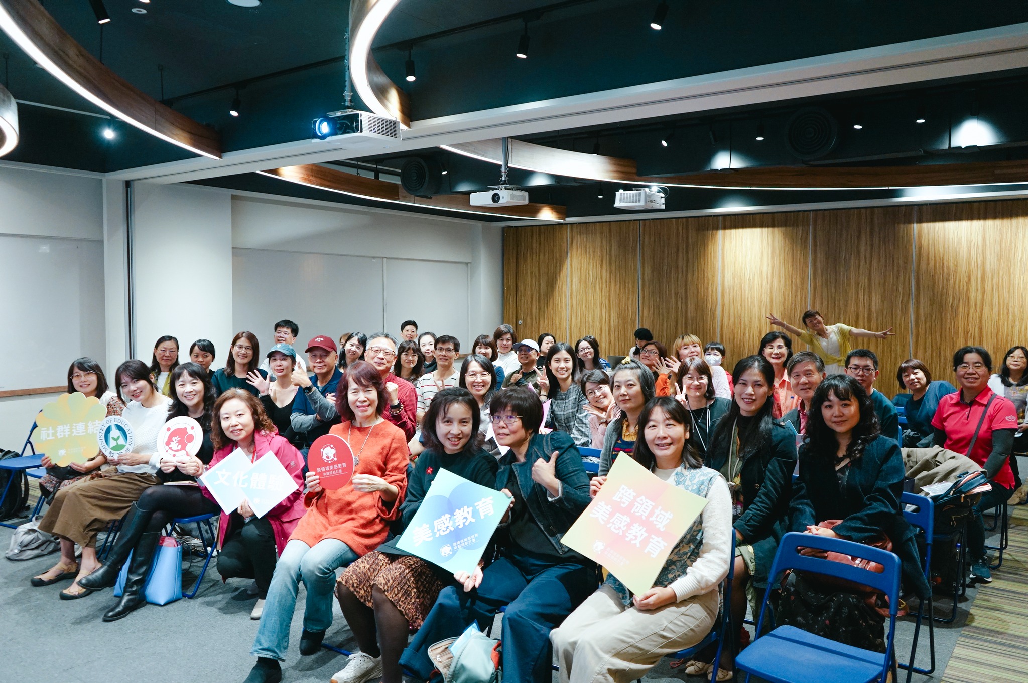 Group photo during overseas visit